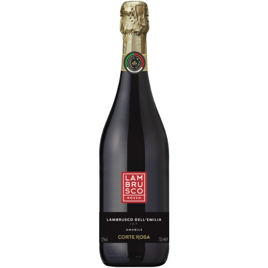 Corte Rosa, LAMBRUSCO ROSSO DELL’EMILIA IGT FRIZZANTE