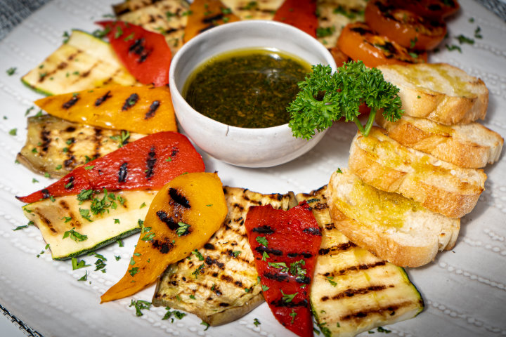 Carpaccio di Verdure al Pesto